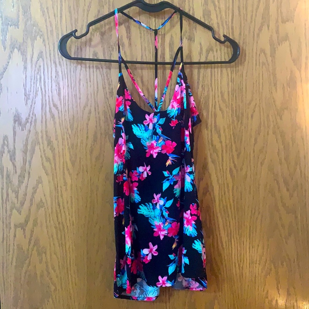 Floral tank top